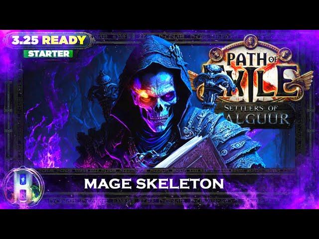 [PoE 3.25] MAGE SKELETON GUARDIAN - BUILD REVIEW - PATH OF EXILE SETTLERS OF KALGUUR - POE BUILDS