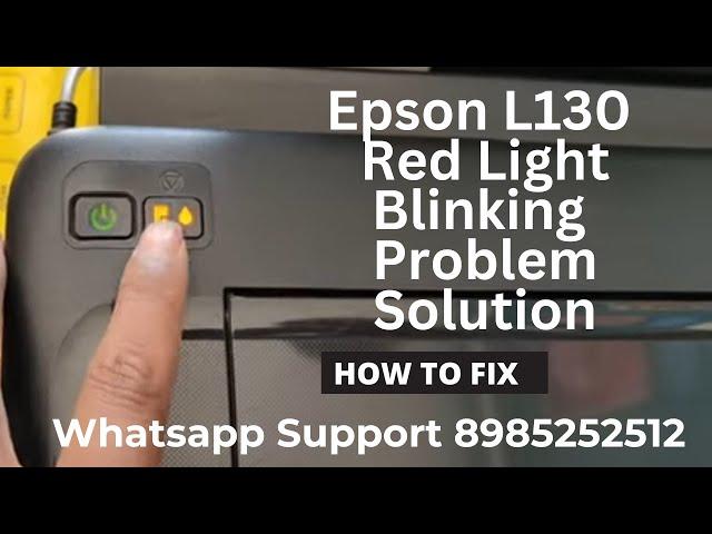 Epson L130 Resetter , How To Reset Easily [2024]
