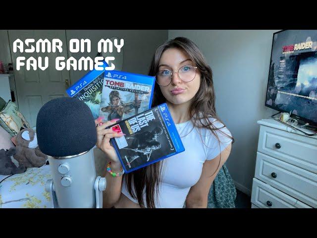 ASMR Tapping on my favourite games (tapping, scratching, camera tapping, screen tapping)