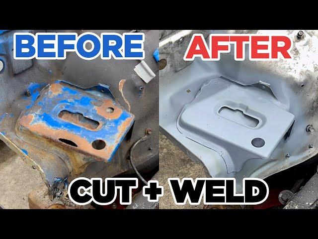 How to Replace Rusty Battery Tray (+ more) 1980 Toyota Pickup Truck