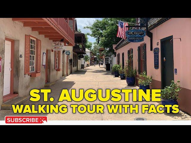 St. Augustine, FL Walking Tour with FACTS - During COVID-19 | Epic Wanderers