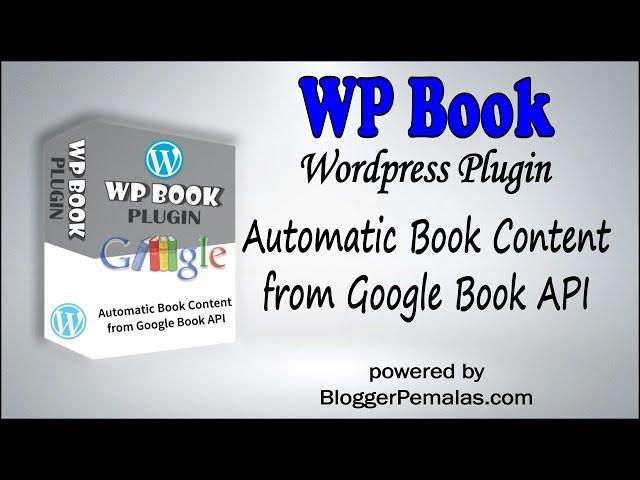 WP Book ~ Easily Create Book Content for Your Wordpress Blog