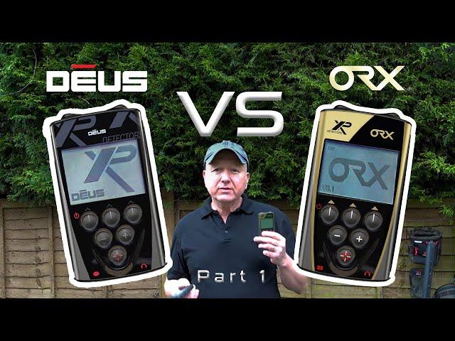 METAL DETECTOR comparisons XP ORX and the XP Deus | Part 1 menu