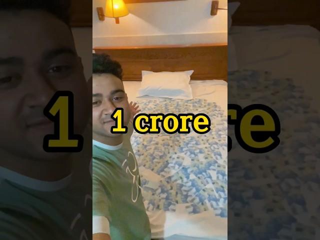 #020 | 1 CRORE cash  | #viral #shorts #1crore #safarnama101 #worldtour