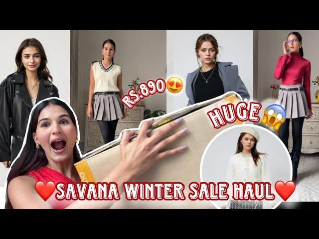 Huge Savana Winter Sale Haul||Starting at Rs.890,Try On Haul|| Swati Rathi #winterfashion #sale