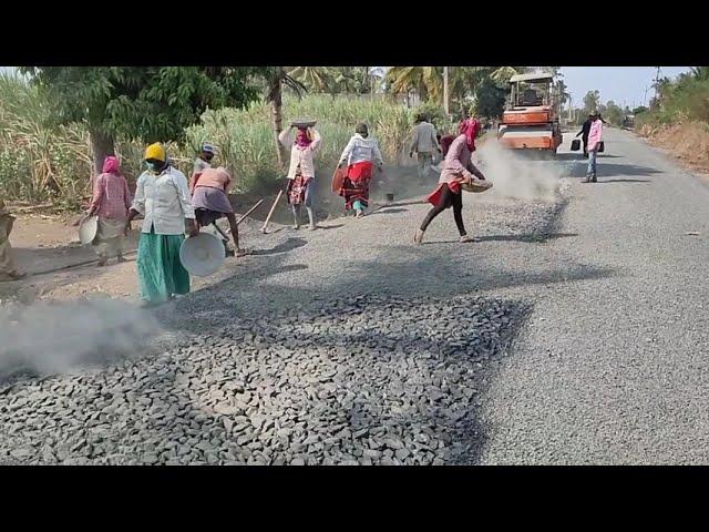 MPM(MODIFIED PENETRATION MECADAM) | BBM | ROAD CONSTRUCTION | VILLAGE ROAD