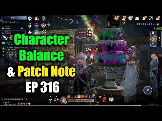 Black Desert Mobile Character Balance & Patch Note EP 316