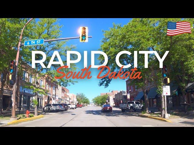 Tour around RAPID CITY, South Dakota | United States [4K] - 2nd most populous city in SD