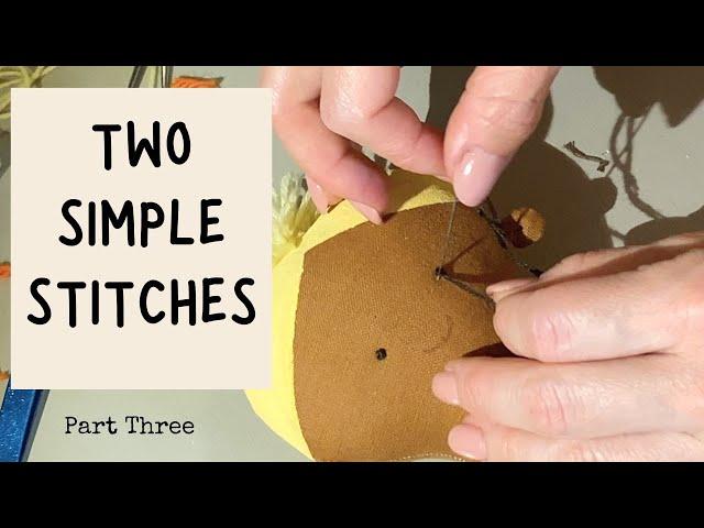 How to sew a doll face | Part Four