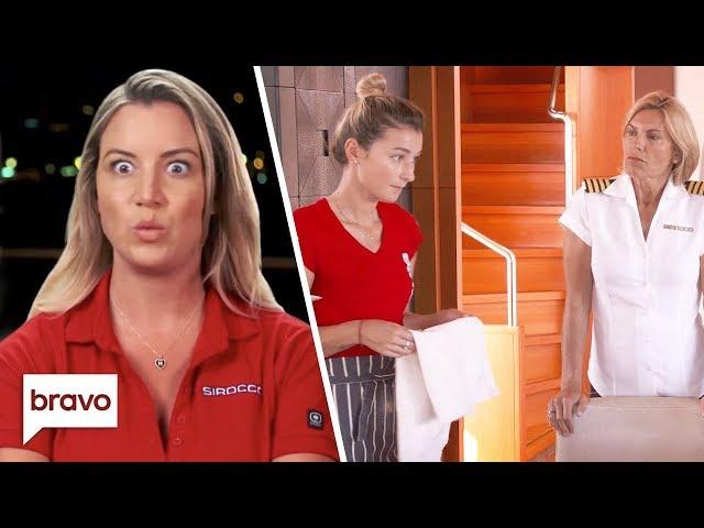 A Fight Breaks Out & Captain Sandy Has Problems With Anastasia | Below Deck Med Highlights (S4 Ep10)