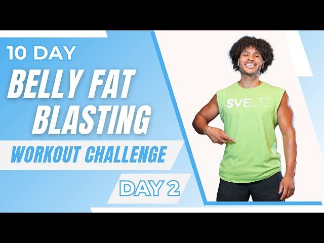 10-Day Belly Fat Blasting Workout Challenge - Day 2 | Seated Abs