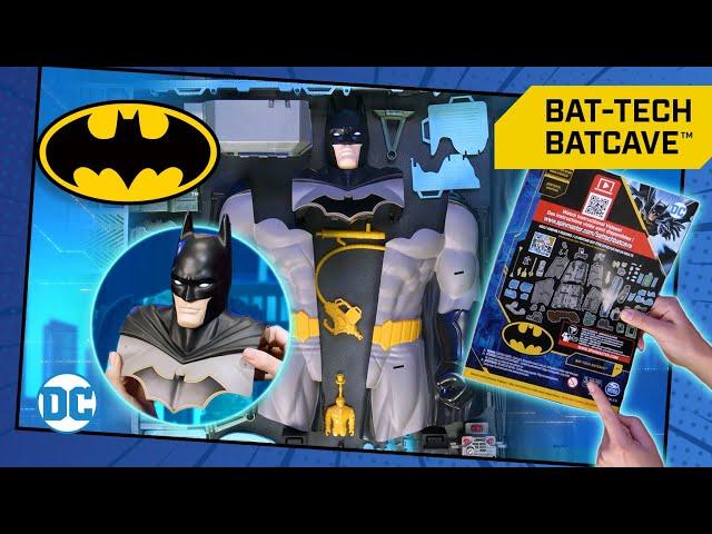 How to assemble the TRANSFORMING BAT-TECH BATCAVE!