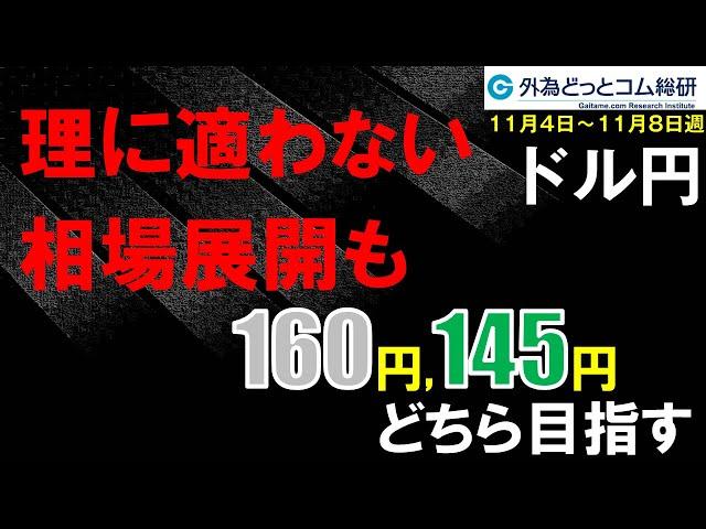 週刊為替レポートハロンズ・ダイジェスト（ドル/円）-11月4日～11月8日週