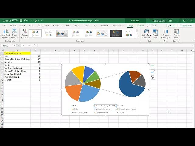 HOW TO | Create a Pie Graph with Pie Graph Explosion in Excel