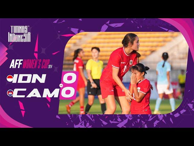 Highlights Indonesia vs Kamboja | AFF Women’s Cup 2024