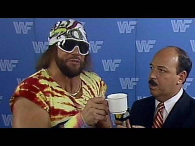 "Macho Man" Randy Savage calls Ricky Steamboat a cup of coffee: Prime Time Wrestling, March 23, 1987