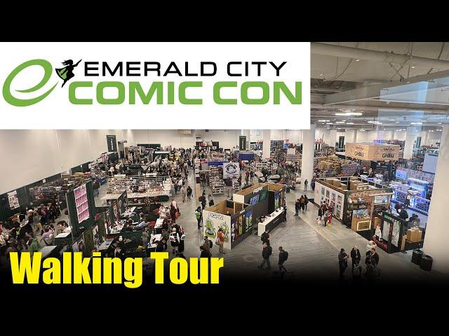 Emerald City Comic Con 2023 -  Full Walkthrough - Walking Tour 4K - ECC SCC  Summit Building