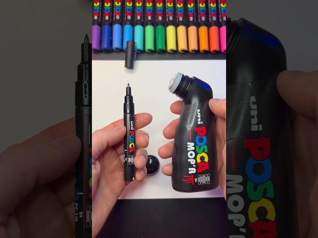 Activating Black Posca Markers ◼️