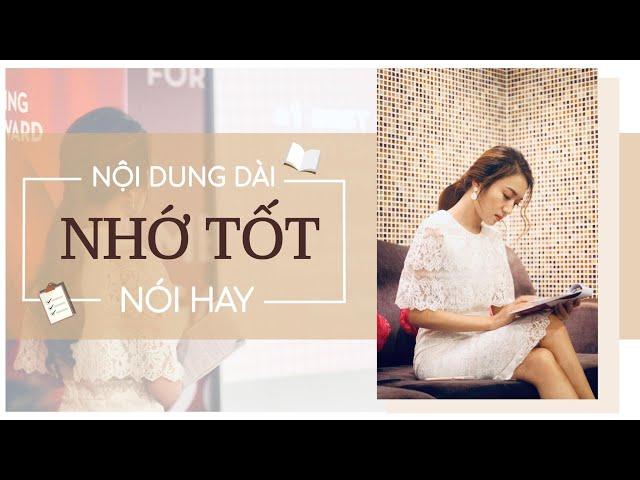 Nội dung dài - Nhớ tốt - Nói hay | Nói cùng Vân Anh | Vân Anh tập lái