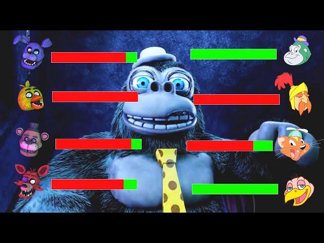 Willys Wonderland VS FNAF WITH Healthbars