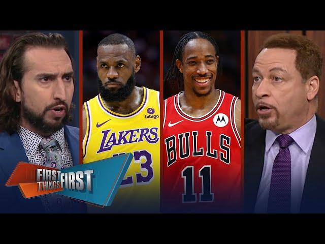 Lakers to show interest in DeRozan, LeBron willing to take less than max | NBA | FIRST THINGS FIRST