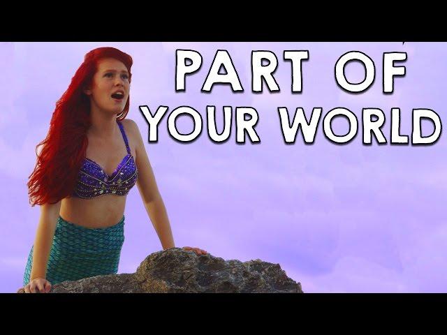 Ariel in Real Life - Part of Your World | Disney's Little Mermaid