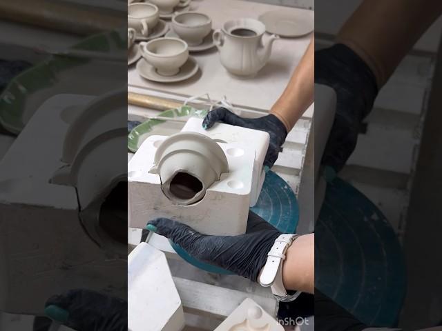 Авторский фарфоровый чайник #handmade #фарфор #леанза #творчество #посуда