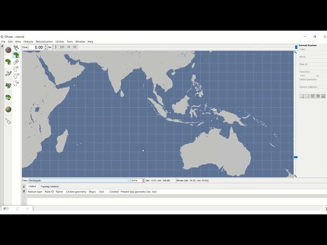 How to draw on a sphere | Pencil function in GPlates | Hand-drawing maps with no polar distortion