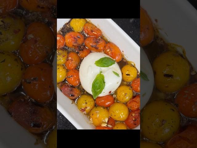  Easy Burrata Salad Recipe | Perfect Family Appetizer with Cherry Tomatoes and Garlic