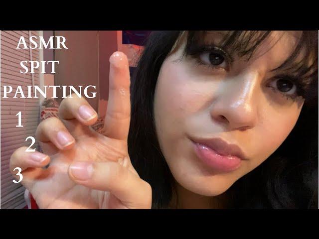 ASMR SPIT PAINTING NUMBERS 1-50 | Nini ASMR
