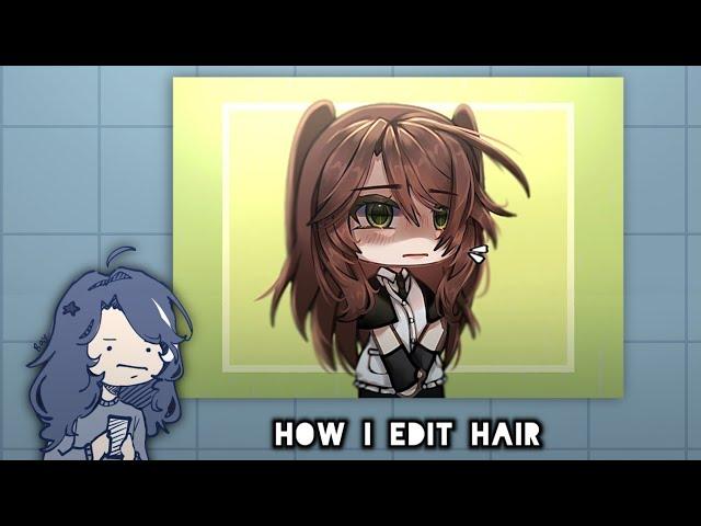 — [] How I Edit Hair || hair tut || ‼️ MUST GIVE CREDIT‼️ ||1k+ special || IbisPaintX [] —