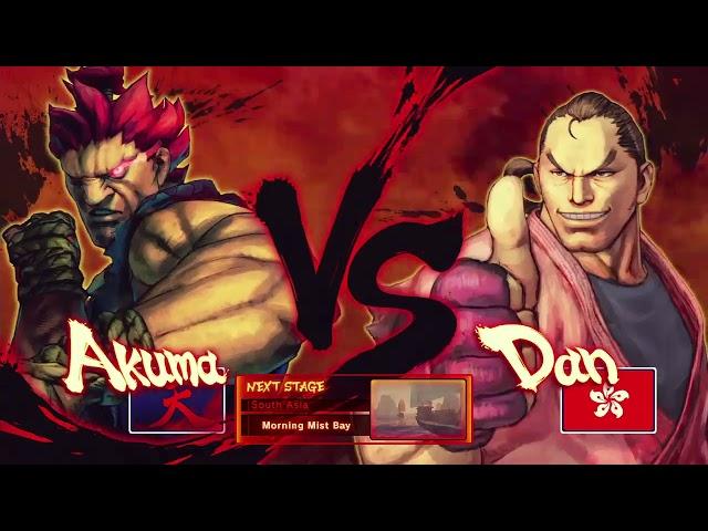 Street Fighter IV (Xbox 360) Arcade Mode as Akuma