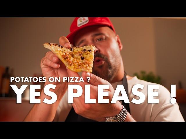 Chef Laurent Dagenais’ Potato & Calabrese Sausage Pizza | Unique Pizza Recipe