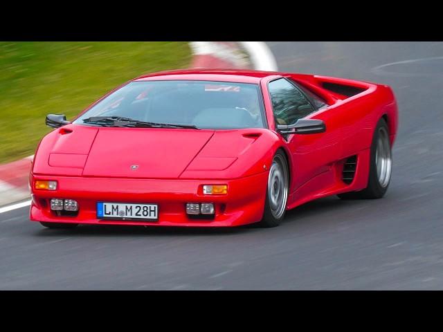 NÜRBURGRING Classic Cars on the Limit! LANCIA, Audi Quattro, Alfa Romeo, Porsche etc Nordschleife