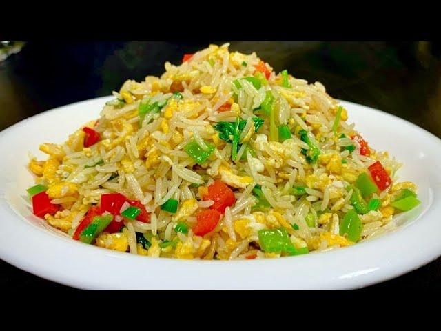 The simplest egg fried rice on the whole network, the taste of rural people, it is not greasy to eat