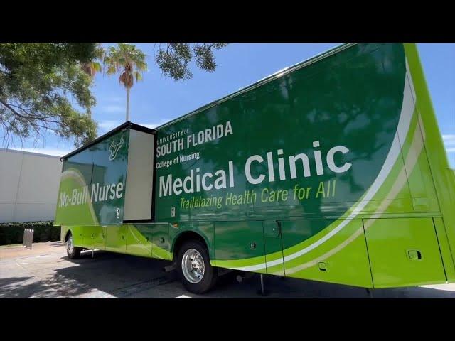 USF launches mobile "Mo-Bull" health clinic to increase healthcare accessibility