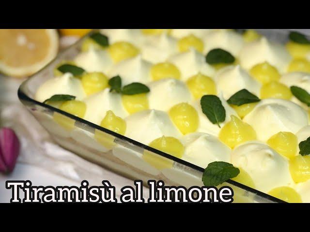  Lemon tiramisu without cooking ready in a flash 