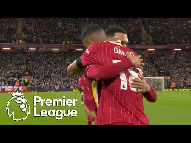 Cody Gakpo slots home Liverpool's opener against Manchester City | Premier League | NBC Sports