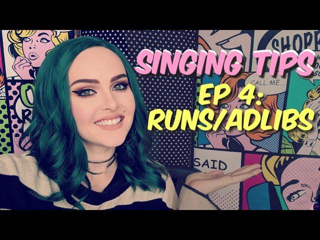 Bianca's Singing Tips - How to: Vocal Runs/Adlibs