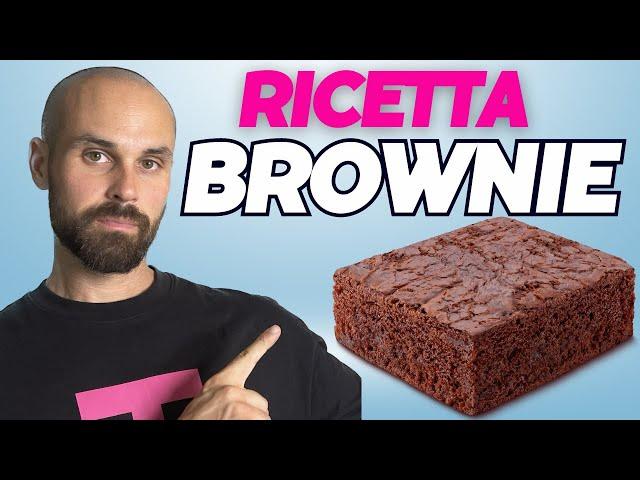 #180 METABOLIC BROWNIE ricetta facile con SOLO 2 ingredienti