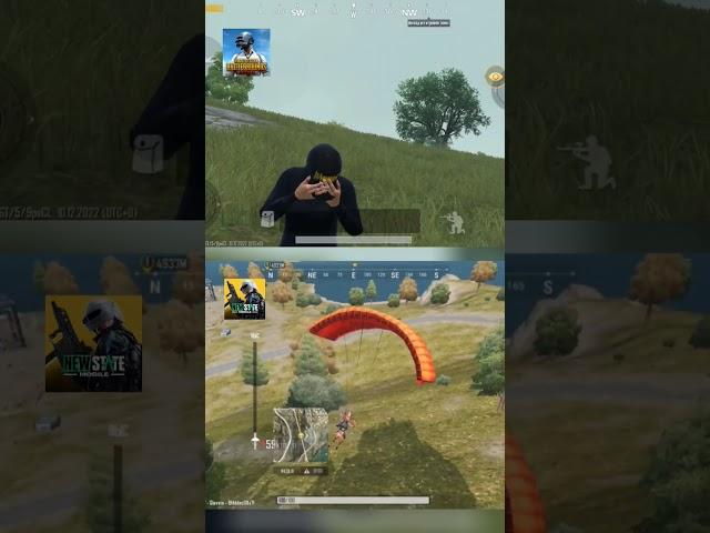 PUBG MOBILE vs PUBG NEW STATE MOBILE #pubgmobile #pubgnewstate