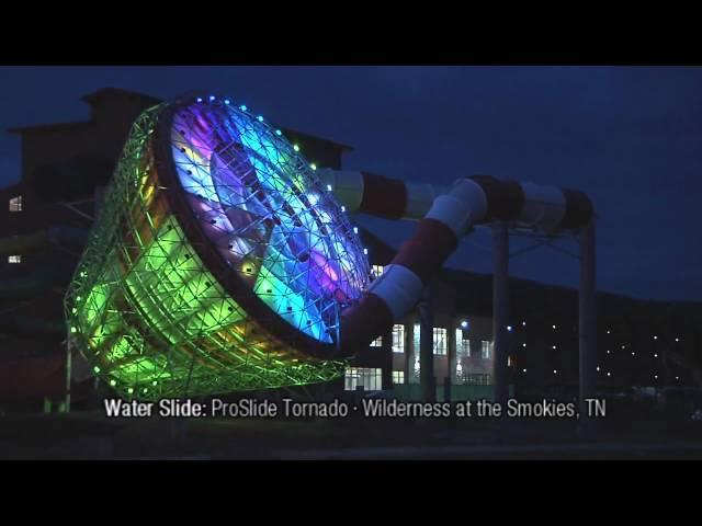 ProSlide Tornado water slide · Wilderness at the Smokies