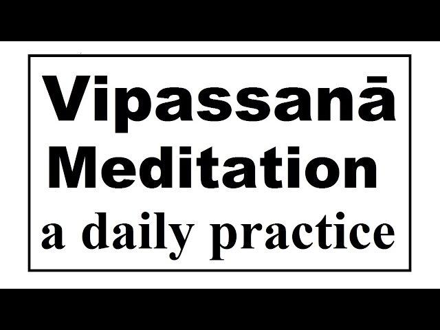 Vipassanā Meditation (45 minutes). Meditation videos series