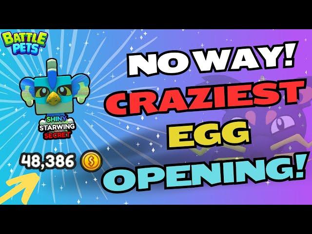 BEST EGG OPENING EVER????!! Battle Pets TD