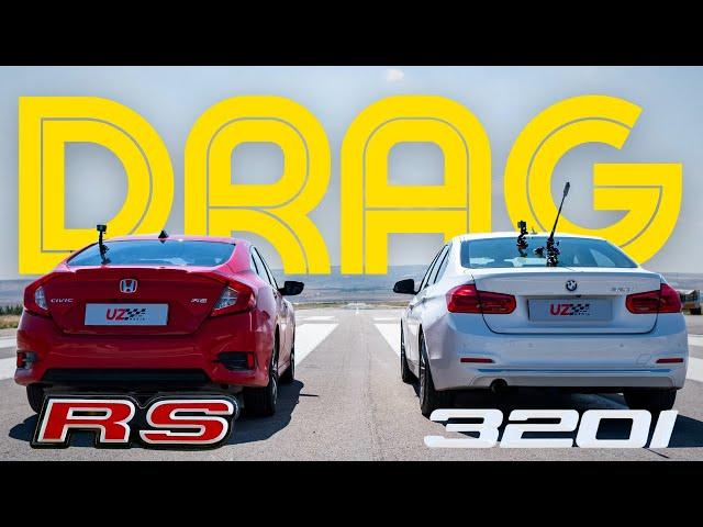 Civic RS vs 320i DRAG RACE: DUO THAT ASKED AT MOST | Honda Civic RS FC5 vs BMW 320i F30