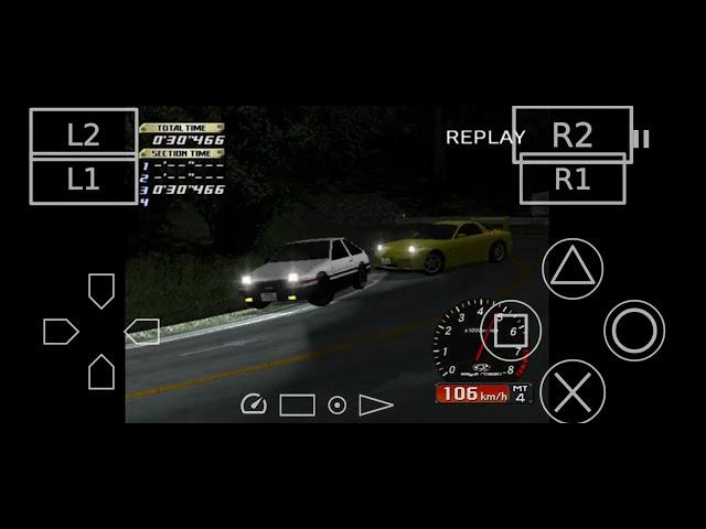 overtaking Keisuke Takahashi in Initial D Special Stage