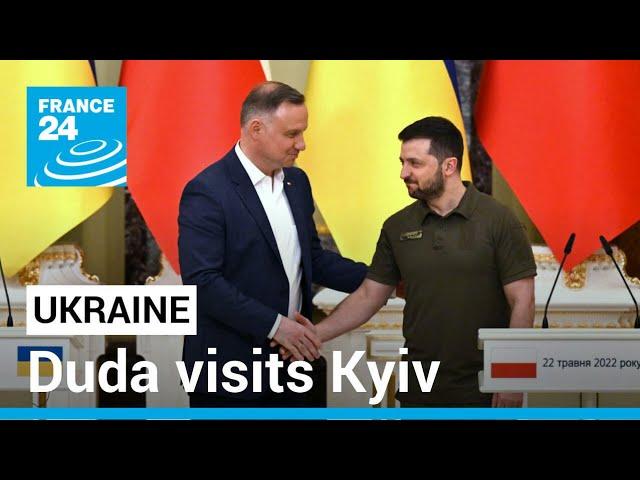 Duda is first foreign head to address Ukraine parliament • FRANCE 24 English