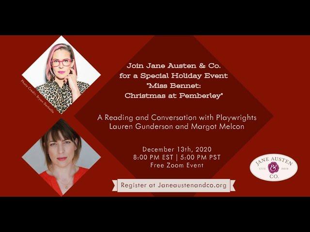 Jane Austen & Co.: A Special Conversation with Playwrights Lauren Gunderson and Margot Melcon