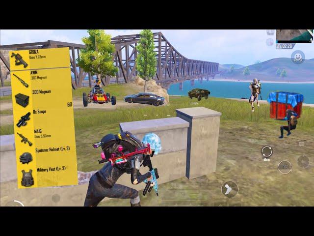 omgDEADLY LOOT GAMEPLAY TODAYGROZA+AWM | PUBG Mobile