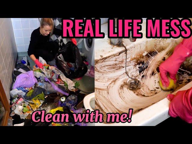 EXTREME ALL DAY CLEAN FOR FREE!  Messy house cleaning motivation 